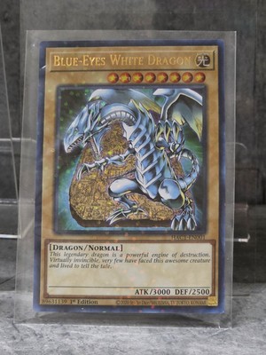 Yugioh Blue-Eyes White Dragon HAC1-EN001 1st Edition Duel Terminal Parallel - NM-image