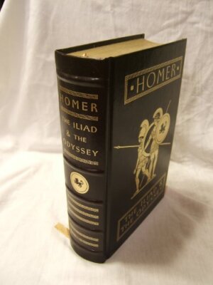 The Iliad & The Odyssey by Homer (Leather Bound)-image