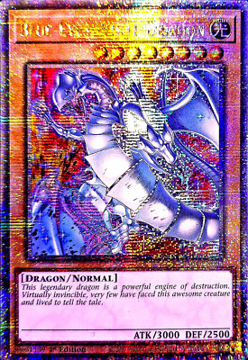 Blue-Eyes White Dragon RA04-EN002 (New Art/QCSR)-image