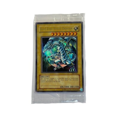 Yu-Gi-Oh! TCG Blue-Eyes White Dragon JMP-001 Ultra Rare Sealed Promo Pack Shonen-image