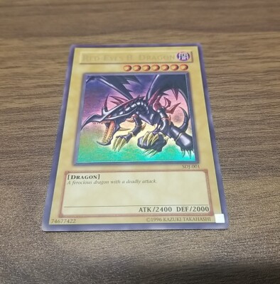 Yu-Gi-Oh! TCG Red-Eyes B. Dragon SDJ-001 Ultra Rare Unlimited Lightly Played-image