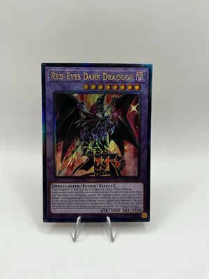 YuGiOh Red-Eyes Dark Dragoon RA02-EN021  Prismatic Ultimate Rare 1st Ed N/M-image