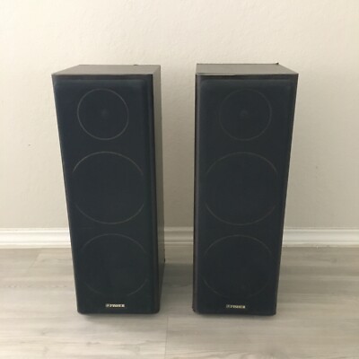 Vintage Fisher 2 Way Speaker System D2 - Untested-image