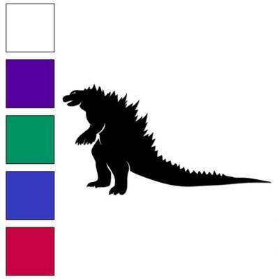 Godzilla, Vinyl Decal Sticker, Multiple Colors & Sizes #7194-image