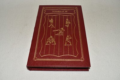 Easton Press SUMMER OF '49 David Halberstam 1ST EDITION 1996 LEATHER FINE/RARE1-image