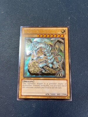 US SELLER Blue-Eyes White Dragon (UTR) YSKR-EN001 Ultimate Rare 1st Edition LP-image