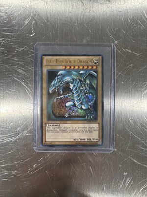 🔥 ULTRA RARE Yugioh Blue-Eyes White Dragon SDBE-EN001-image