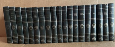 19 Volumes The Harvard Classics Deluxe Registered Edition Set 1937/1938 Green-image