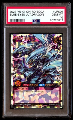 PSA 10 Gem Mint Blue-Eyes Ultimate Dragon RD/SD0A-JPS01 2023 Japanese Graded-image
