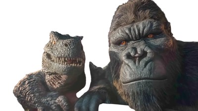 Godzilla & Kong Ride Vinyl Car Decal Sticker – Waterproof & UV-Resistant-image