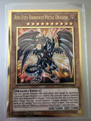 Red-Eyes Darkness Metal Dragon MGED-EN009 Maximum Gold: El Dorado 1st Edition-image