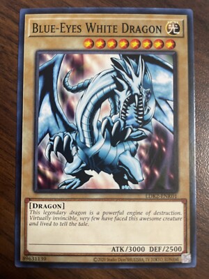 Yu-Gi-Oh! TCG -Legendary Decks II Blue-Eyes White Dragon LDK2-ENK01 Version 1 NM-image