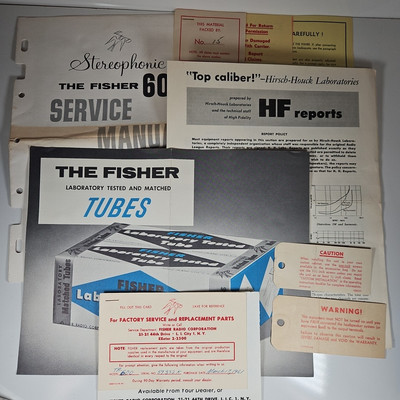 Tube & Service Manual Vintage FISHER 