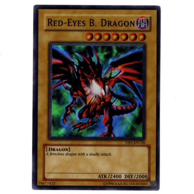 Yu-Gi-Oh Card Red-Eyes B. Dragon 1996 SD1-EN002-image