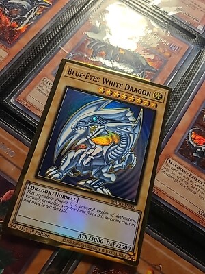 🔥 YUGIOH • BLUE-EYES WHITE DRAGON • ULTRA RARE • MAGO-EN001 • 1st • NM 🔥-image