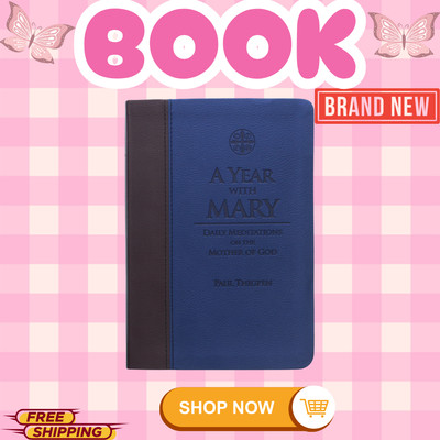 A Year with Mary Mug and Book Set | 9781618906960 | SEALED | FREE SHIPPING-image