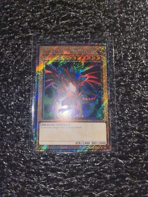 Yugioh Red-Eyes Black Dragon 4th Art RA04-EN109 Platinum Secret Rare 1st NM-image