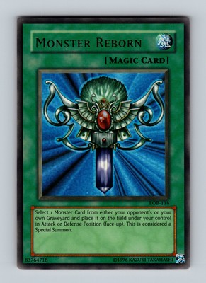 Yugioh The Legend of Blue Eyes White Dragon #LOB-118 Monster Reborn-image