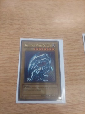 BLUE-EYES WHITE DRAGON [SDK-001] SLIGHT WRINGLE IN FOIL-image