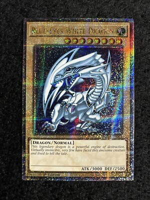 🔥YUGIOH • BLUE-EYES WHITE DRAGON • MP24-EN001 • 1st EDITION • QCR • NEAR MINT🔥-image