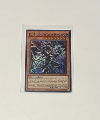 Yu-Gi-Oh! Red-Eyes Metal Claws Dragon #ALIN-EN025 Super Rare 1st Edition (NM)-image