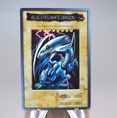 YuGiOh BANDAI Blue Eyes White Dragon Super Initial 1999 #118 EX-VG English k786-image