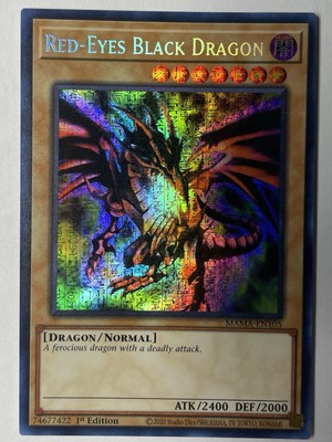 Red-Eyes Black Dragon - MAMA-EN105 - Secret Pharaoh’s Rare - 1st Edition -image
