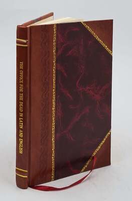 The Office For The Dead. In Latin And English. 1729 1729 [Leather Bound]-image