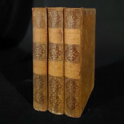 1783 SAMUEL JOHNSON'S LIVES OF THE ENGLISH POETS Thomas Swift 3 VOLUME SET!-image