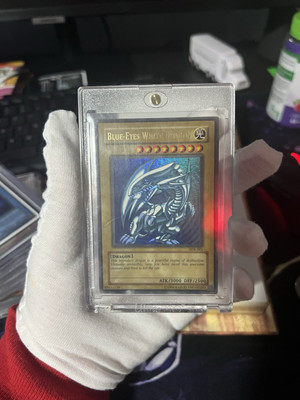 🔥2002 SDK 001 Blue-Eyes White Dragon Ultra Rare  NM Yu-Gi-Oh! PSA ready-image