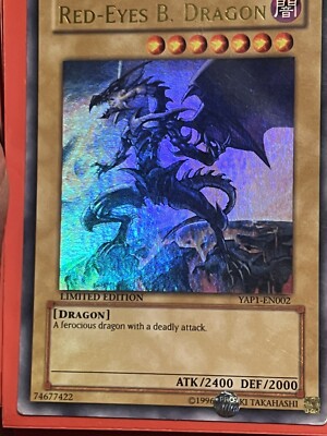 RED-EYES B DRAGON   YAP1-002. Kazuki Takahashi Anniversary Pack Ultra Rare-image