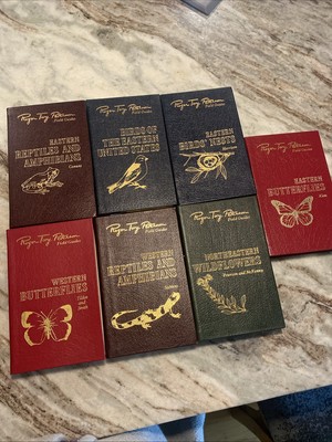 Easton Press Roger Tory Peterson Field Guides 13 Volume Set Leather Collectible-image