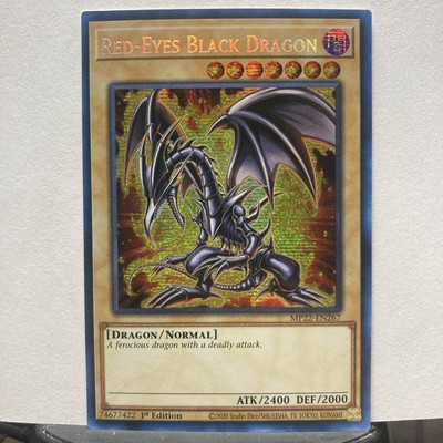 *** RED-EYES BLACK DRAGON *** PRISMATIC SECRET RARE MP22-EN267 (MINT) YUGIOH!-image