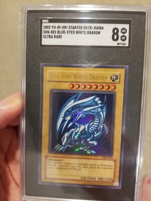 Yu-Gi-Oh! TCG Blue-Eyes White Dragon SDK-001 Unlimited Ultra SGC 8-image
