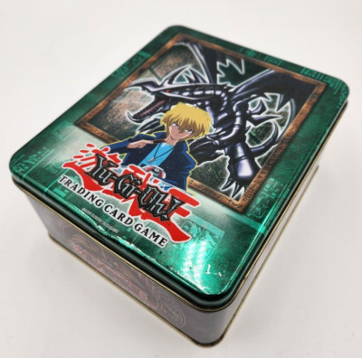 Yu-Gi-Oh! Vintage Empty Red Eyes Black Dragon Joey Metal Tin 2002 Original EMPTY-image