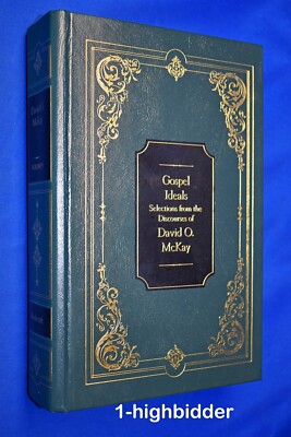 Gospel Ideals David O. McKay Teachings of Latter-day Prophets Leather Special Ed-image