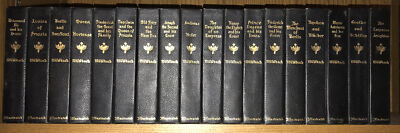 LEATHER Set; Muhlbach!Complete 1896 Prussia Germany Napoleon Goethe Schiller Mar-image