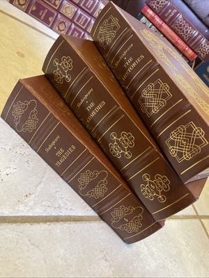 The Easton Press Shakespeare-3 Vols.-EASTON PRESS LEATHERBOUND-image