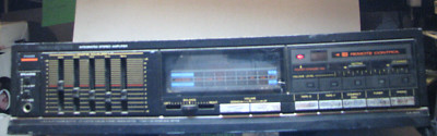 Vintage FISHER INTEGRATED STEREO AMPLIFIER CA-854 w/ built in GRAPHIC EQUALIZER.-image