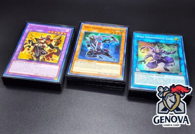 YuGiOh Ninja Deck , Grand Master Hanzo, Mitsu, Meizen-image