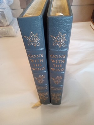 Easton Press Gone With The Wind by Margaret Mitchell 2 Volume Set-image