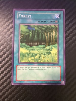 Yu-Gi-Oh! TCG Forest Legend of Blue Eyes White Dragon LOB-046 Unlimited Common-image