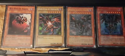 Yugioh Red Eyes Black Dragon Lot-image