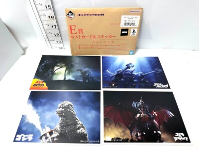 Ichiban Kuji Godzilla x Kong The New Empire E Prize Postcard & Sticker BANDAI-image