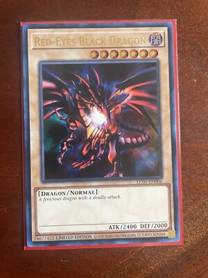 YuGiOh! Red-Eyes Black Dragon - LC01-EN006 - Ultra Rare - Limited Edition NM-image