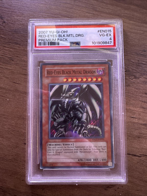 Red-Eyes Black Metal Dragon PP01-EN015 Premium Pack PSA 4-image