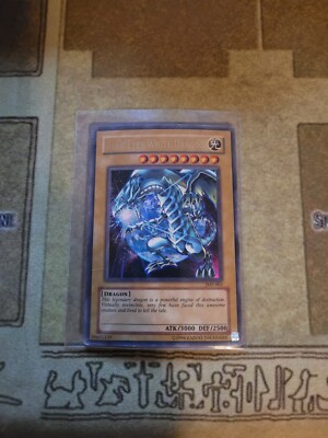 YUGIOH TCG BLUE-EYES WHITE DRAGON JMP-001 ULTRA UNLIMITED EDITION HP VER. 3-image