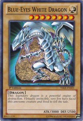 Blue-Eyes White Dragon - YSKR-EN001 - Common - Unlimited Edition Near Mint Start-image