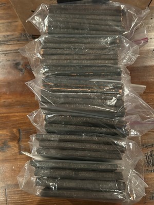 24 GREEN Little Library Leather Books Set. Antique Good-image