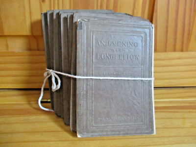 The Nutshell Library by Sherwin Cody c1927 8 Book Set An Evening with Longfellow-image